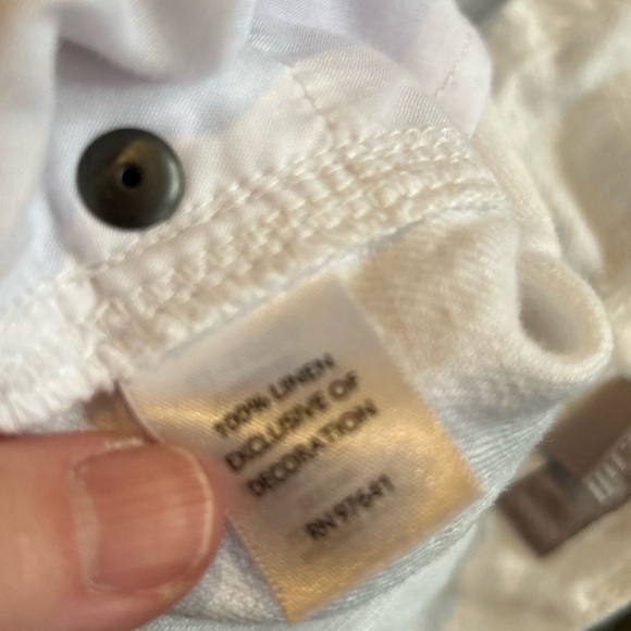 J.Jill size 10 linen shorts - Picture 5 of 6